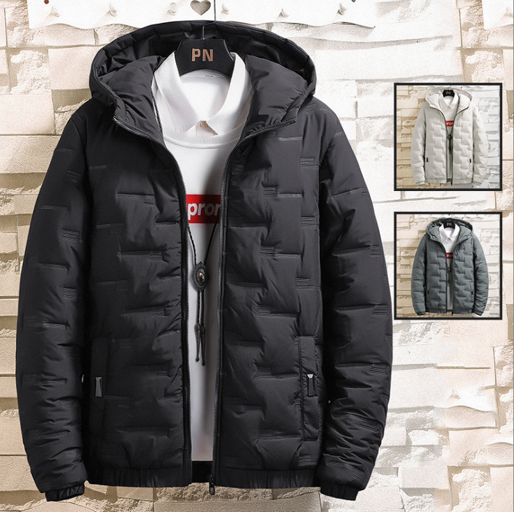 Ropa exterior masculina ANTON: chaqueta acolchada, cálida y estilosa para otoño e invierno.