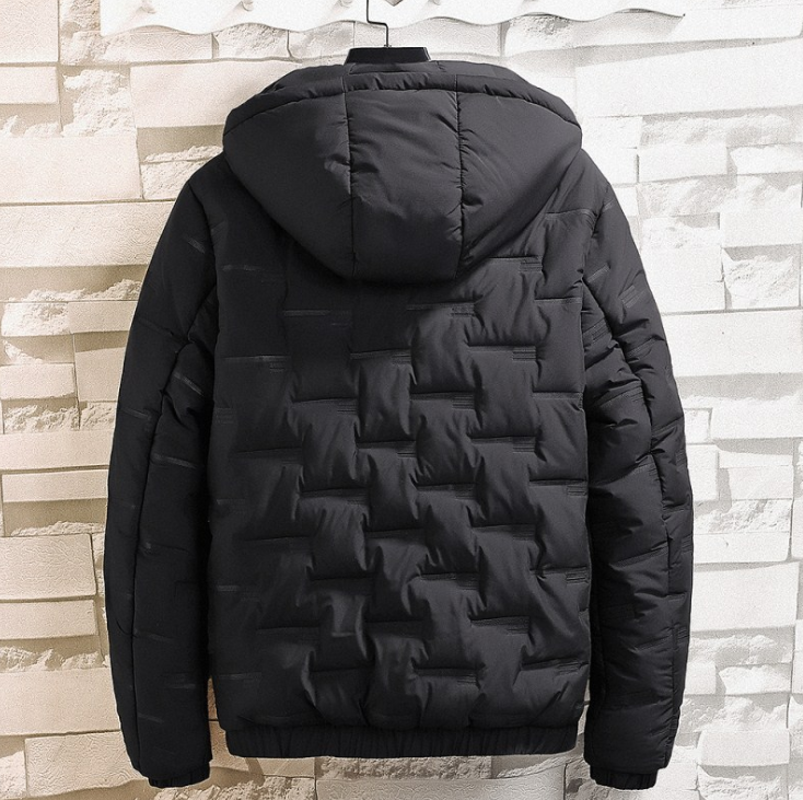 Moderna chaqueta de hombre ANTON, acolchada y cómoda, perfecta para el invierno urbano.