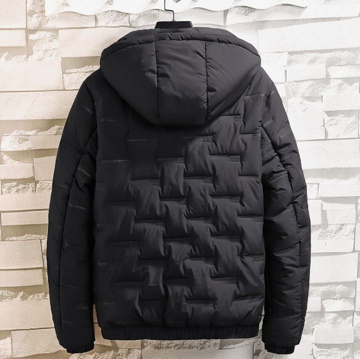 Moderna chaqueta de hombre ANTON, acolchada y cómoda, perfecta para el invierno urbano.