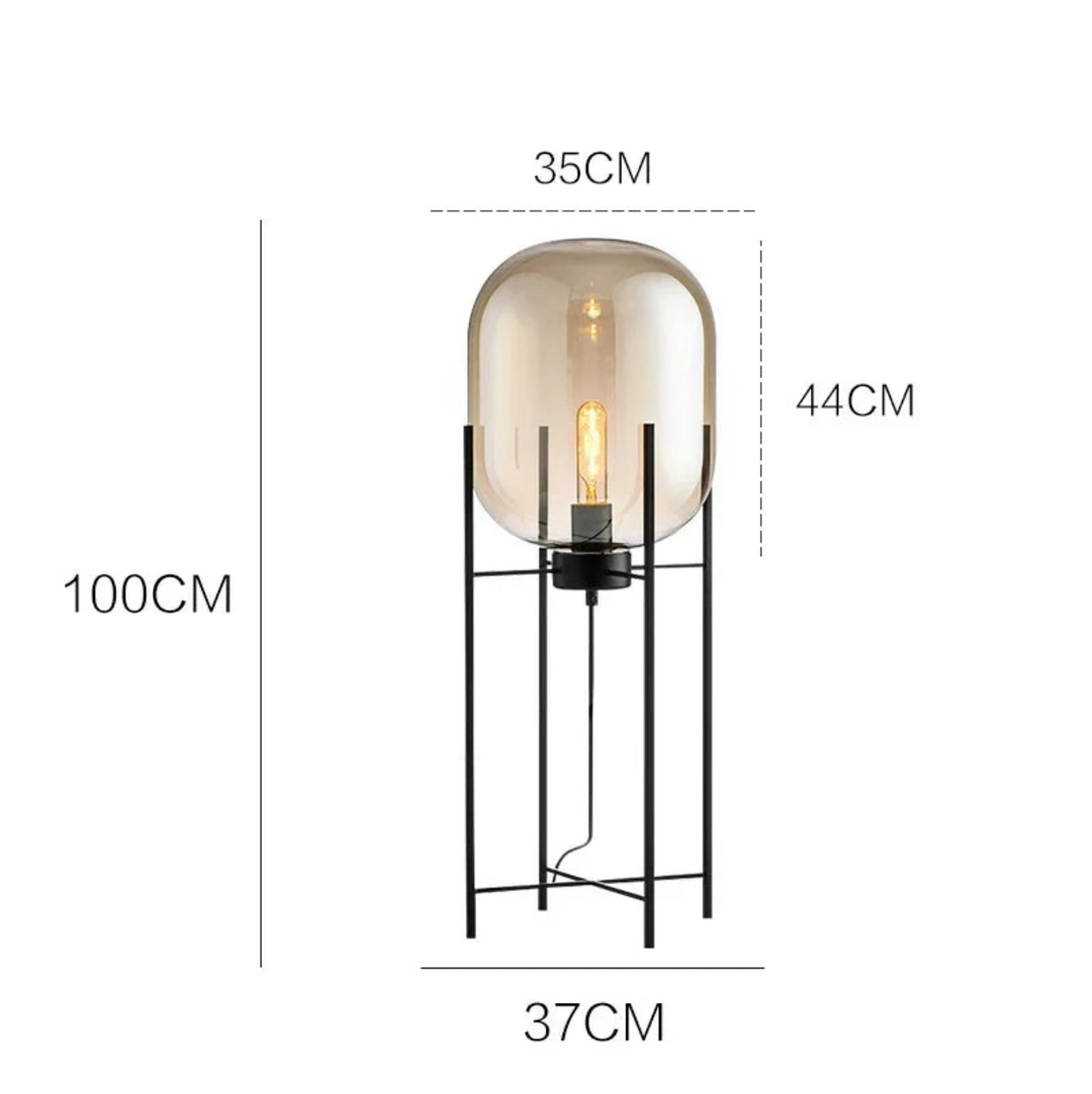 Lámpara de pie funcional y estilizada. Iluminación LED moderna para cualquier rincón elegante de tu hogar.