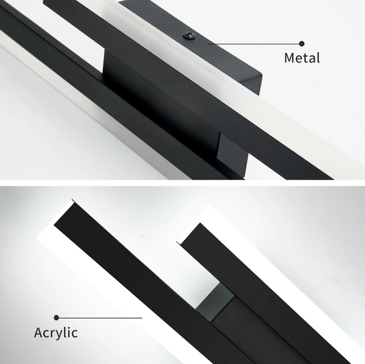 Aplique de pared LED elegante para dormitorio, crea un ambiente moderno y acogedor.