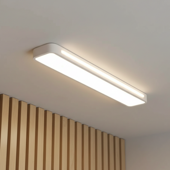 Luz de techo LED, diseño elegante, perfecto para complementar la decoración interior moderna.