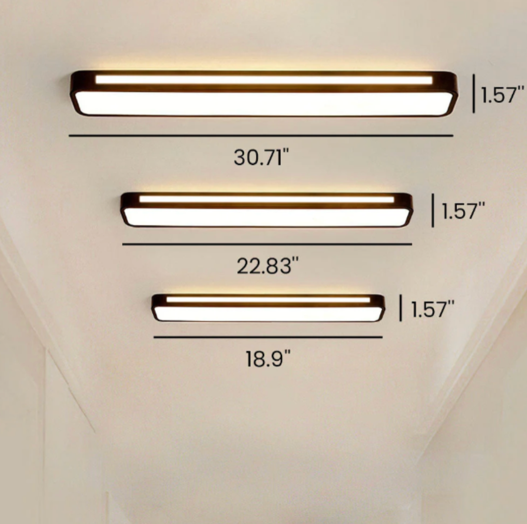 Lámpara colgante LED de techo, diseño minimalista, aporta un toque moderno a cualquier habitación.