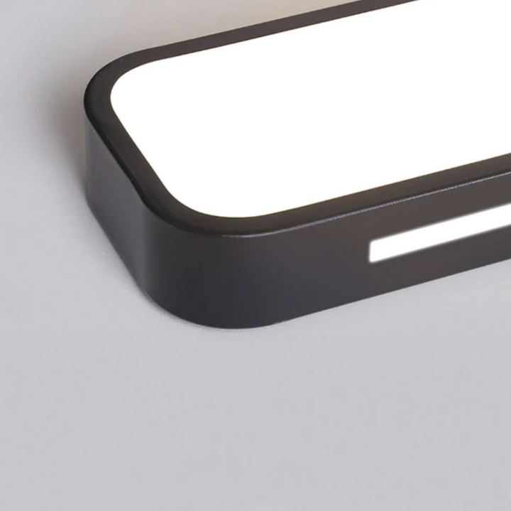 Lámpara LED de techo nórdica, eficiencia energética para una iluminación acogedora en el hogar.