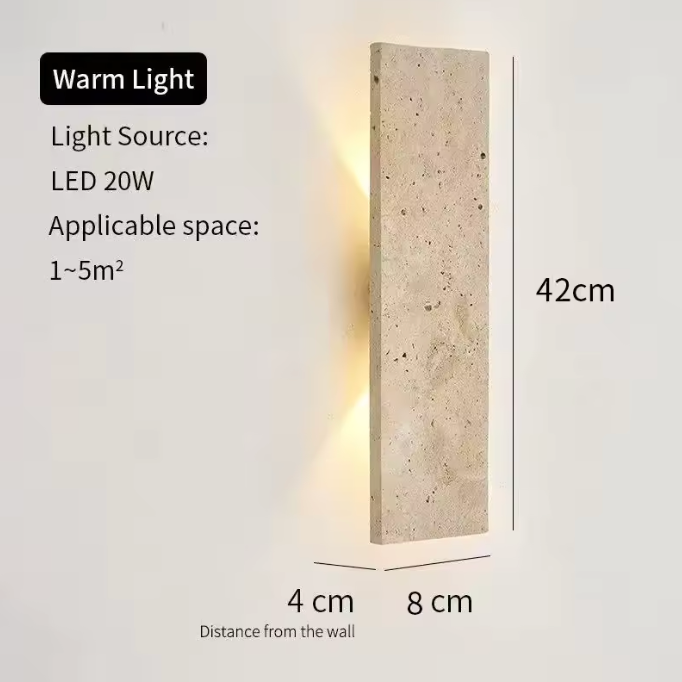 Aplique LED de diseño elegante para iluminación exterior de entradas y terrazas, luz cálida.