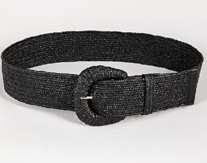 Cinturón ajustable trenzado para mujer, estilo retro versátil. Accesorio de moda casual, perfecto para verano.
