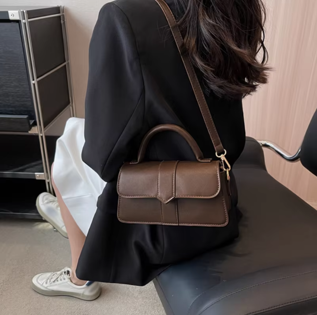 Bolso de hombro para mujer, elegante y chic, ideal para cualquier ocasión, en cuero sintético.