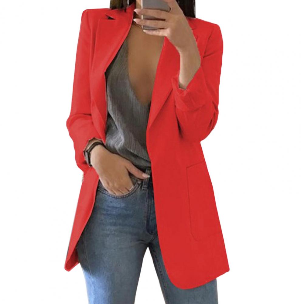 Chaqueta blazer entallada para mujer, estilo sofisticado para la oficina y eventos casuales.