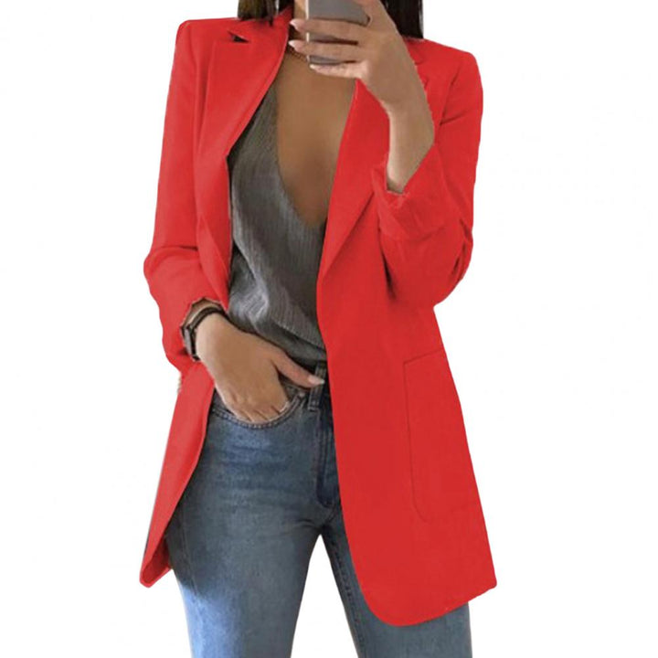 Chaqueta blazer entallada para mujer, estilo sofisticado para la oficina y eventos casuales.
