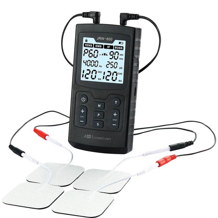 Electroestimulador TENS/IFC para alivio eficaz del dolor crónico, terapia física y bienestar muscular.