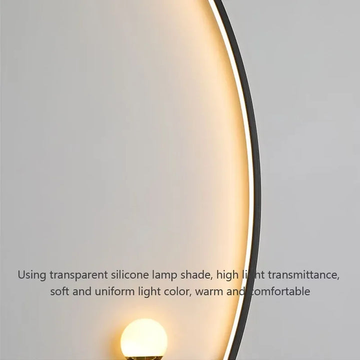 Lámpara de pared LED moderna para interior o exterior cubierto. Iluminación bidireccional, diseño elegante y regulable.