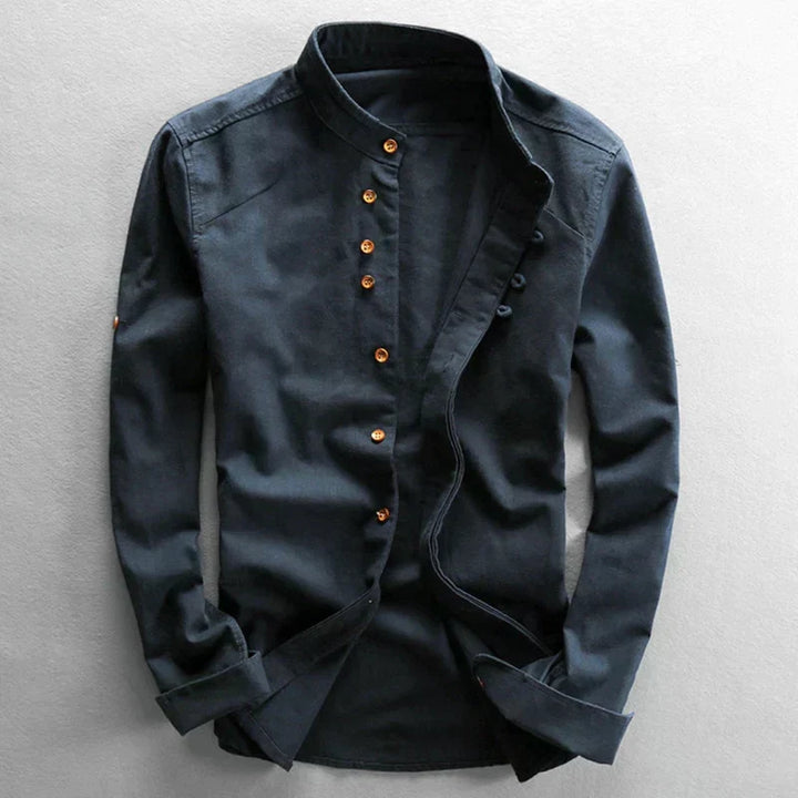 Camisa estilo japonés Katana para hombre, disponible en tallas grandes. Elegante y casual, diseño exclusivo.