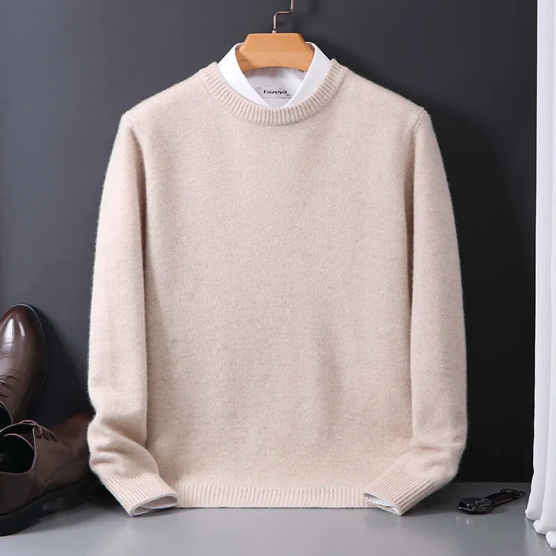 Pullover de punto grueso para hombre, confortable y de moda. Ideal para el invierno casual elegante.
