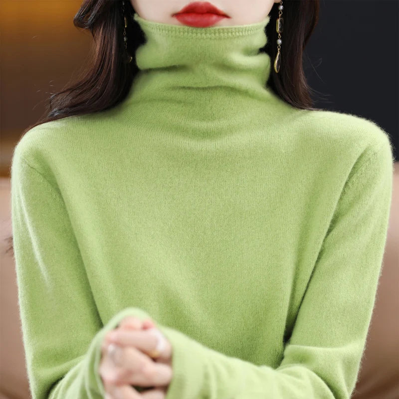 Moda femenina: suéter pulóver cómodo y elegante, con mangas largas y estilo chic.