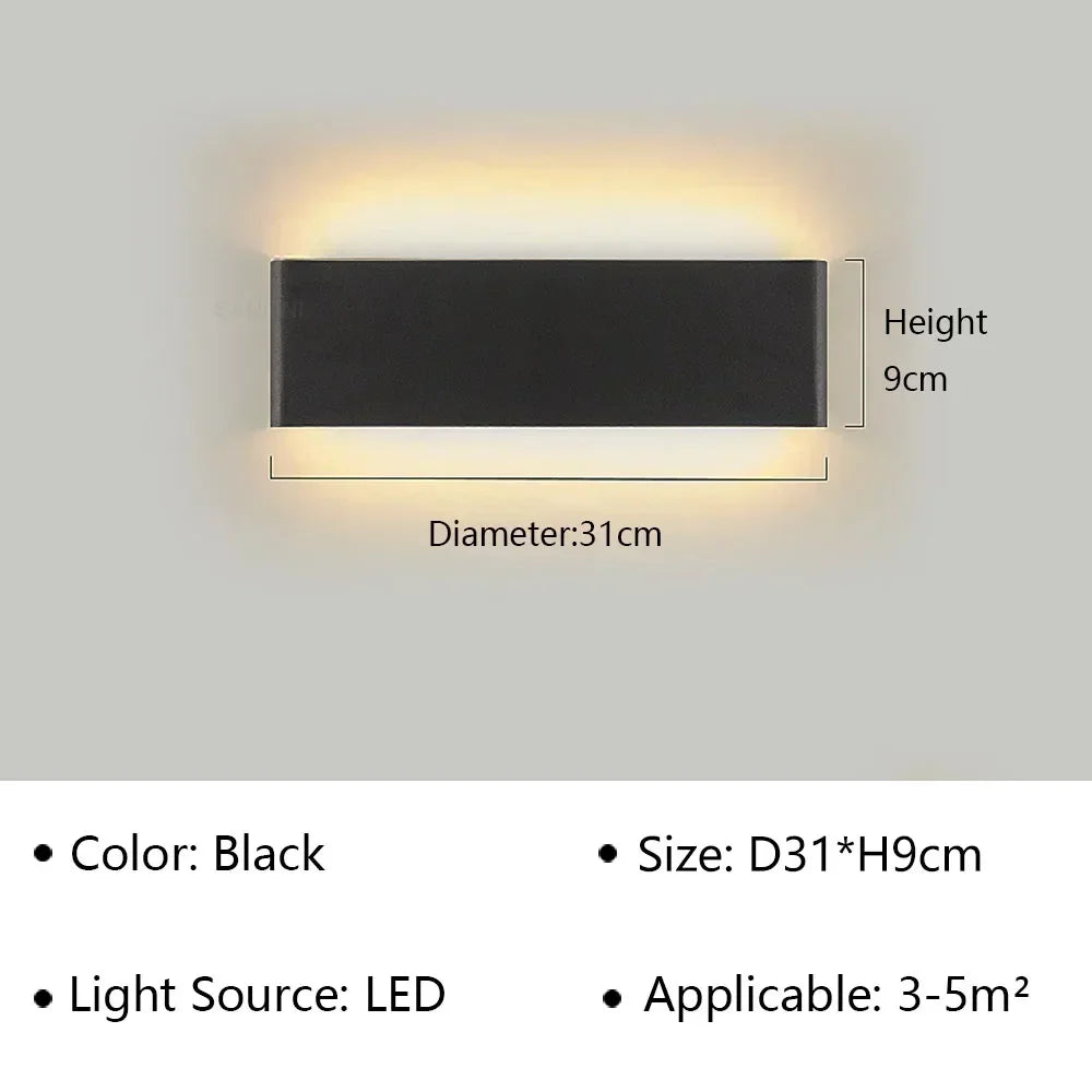 Luminaria de pared LED moderna, realzando la decoración de tu salón.