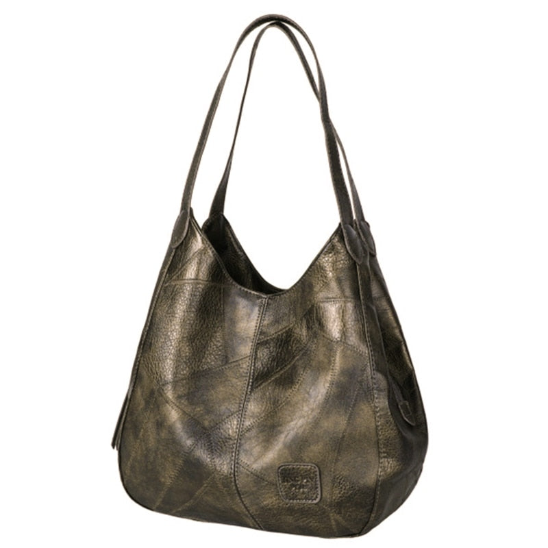 Bolso mujer, piel sintética, hombro, gran capacidad. Diseño moderno y funcional para el día a día.