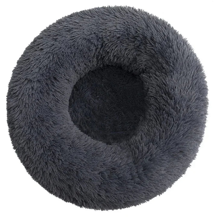 El rincón perfecto: cama de peluche redonda para mascotas, suave y confortable, para gatos y perros de todas las razas.