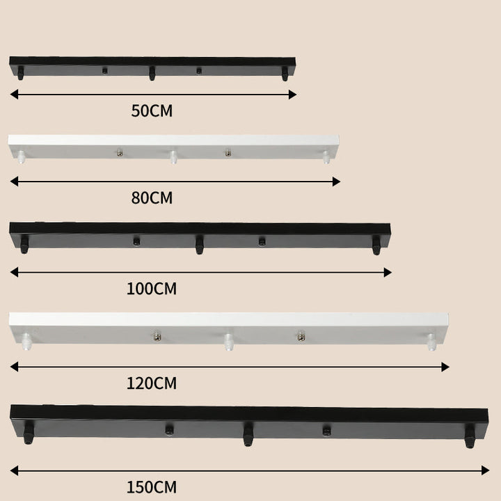 Gancho de techo decorativo de hierro para lámparas colgantes, moderno y funcional para iluminación interior.