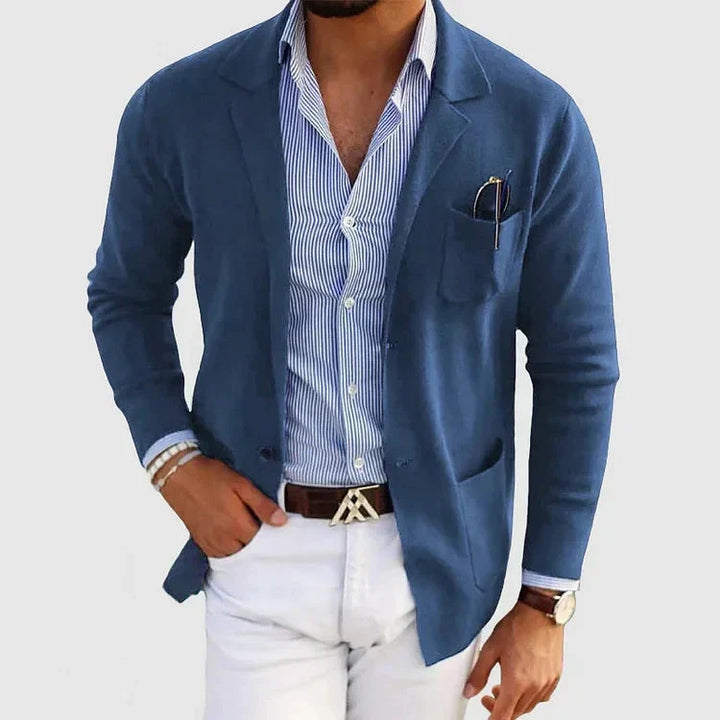 Chaqueta blazer hombre slim fit, ideal para oficina, eventos o un look casual-chic versátil.