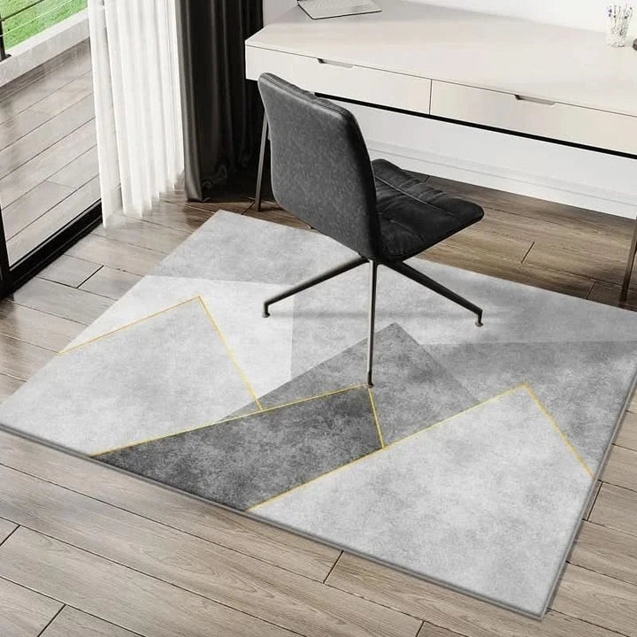 Alfombrilla para silla de escritorio, ideal para oficina o estudio en casa. Protege suelos duros.