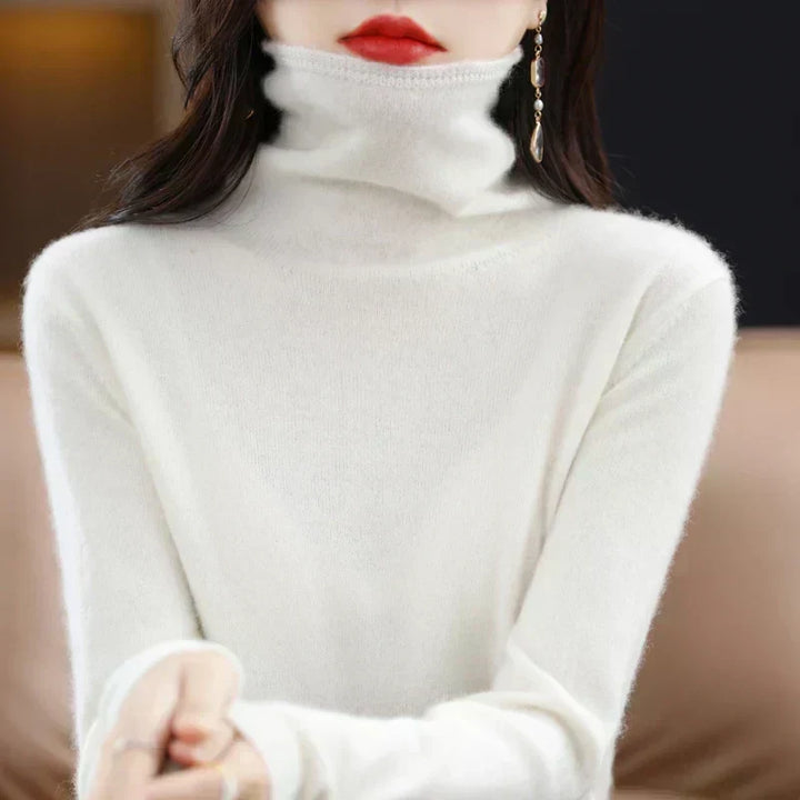 Pulóver de invierno anti-pilling, moda femenina que abriga con estilo y durabilidad.