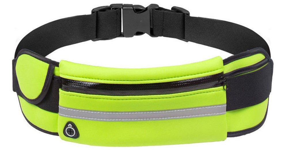 Riñonera ajustable e impermeable para correr, perfecta para fitness y deportes al aire libre.