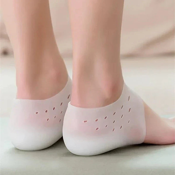 Plantillas invisibles para calzado, elevan la altura cómodamente con silicona premium. Comodidad unisex.