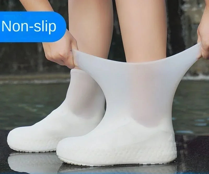Protección de calzado: cubrezapatos de silicona impermeables unisex, para lluvia y exteriores.