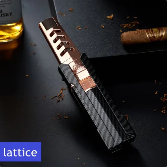 Encendedor soplete de butano potente, recargable, perfecto para cocina, bricolaje y exterior.