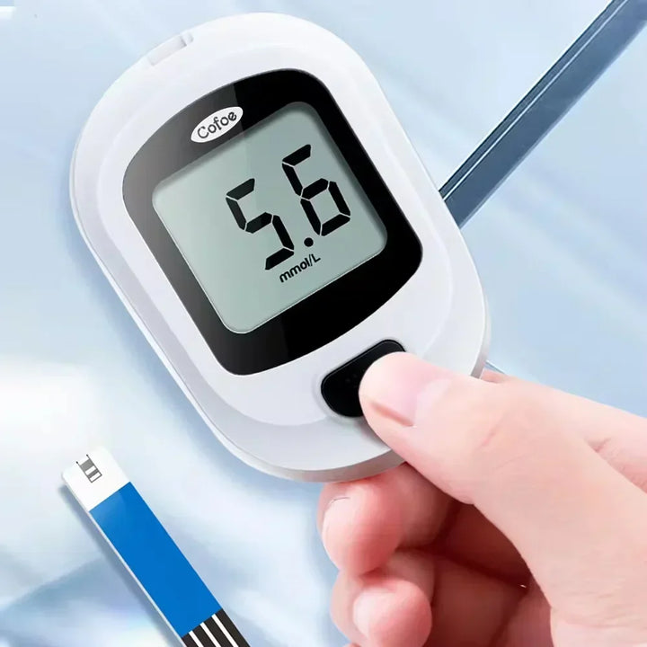 Kit de salud para la diabetes. Incluye monitor de glucosa, tiras, lancetas y estuche para un control efectivo.
