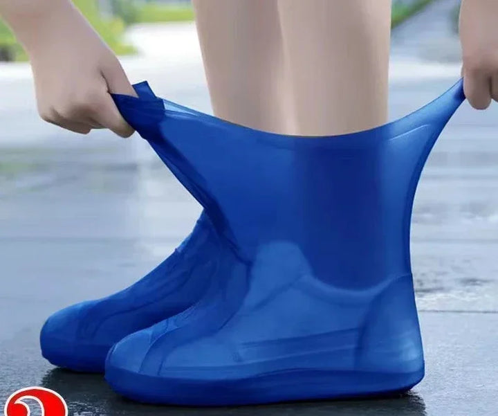 Cubrezapatos de silicona duraderos, impermeables y antideslizantes, perfectos para la lluvia y exteriores.