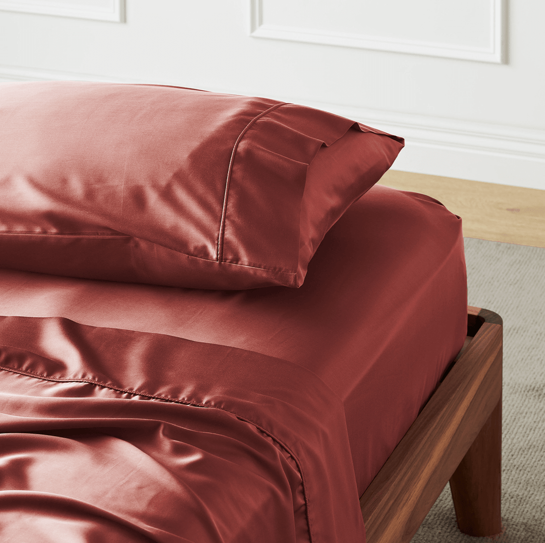 Fundas de almohada hipoalergénicas de lyocell bambú, satén.