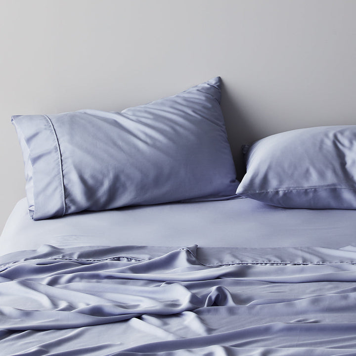 Fundas de almohada de satén de bambú lyocell, súper suaves y frescas para tu cama.