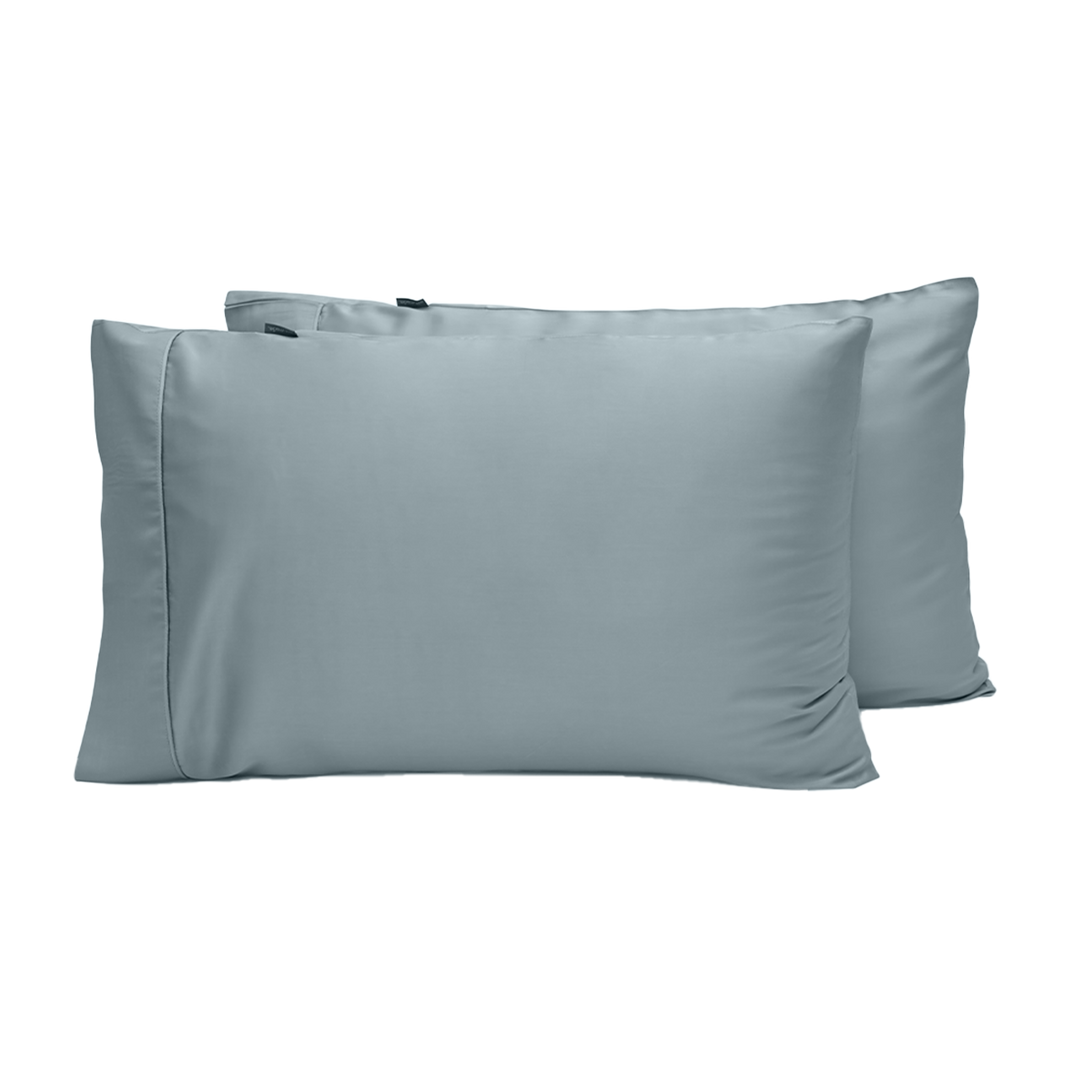 Fundas de almohada de satén ecológico, lyocell bambú para dormitorio.