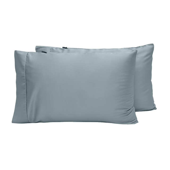 Fundas de almohada de satén ecológico, lyocell bambú para dormitorio.