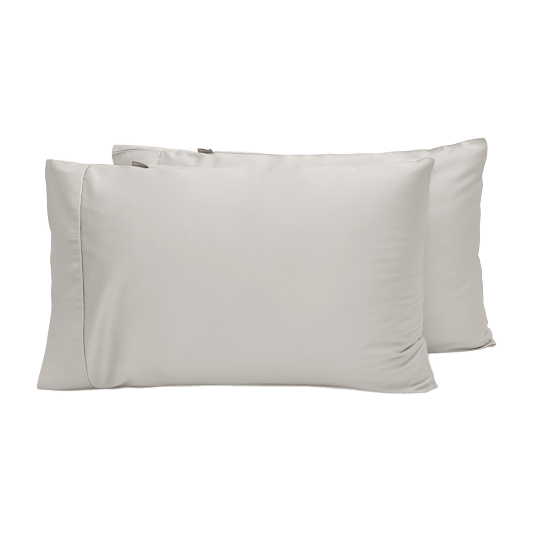 Juego de fundas de almohada, bambú lyocell satén para máximo confort.