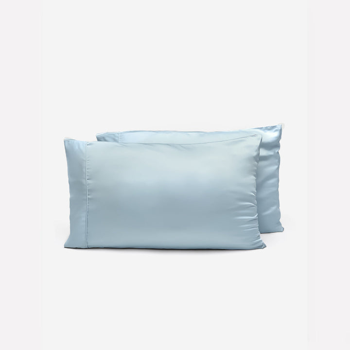 Fundas de almohada refrescantes, bambú lyocell satén de lujo.