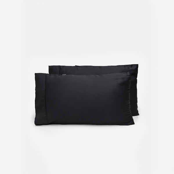 Set de fundas de almohada ecológicas, lyocell bambú satén.