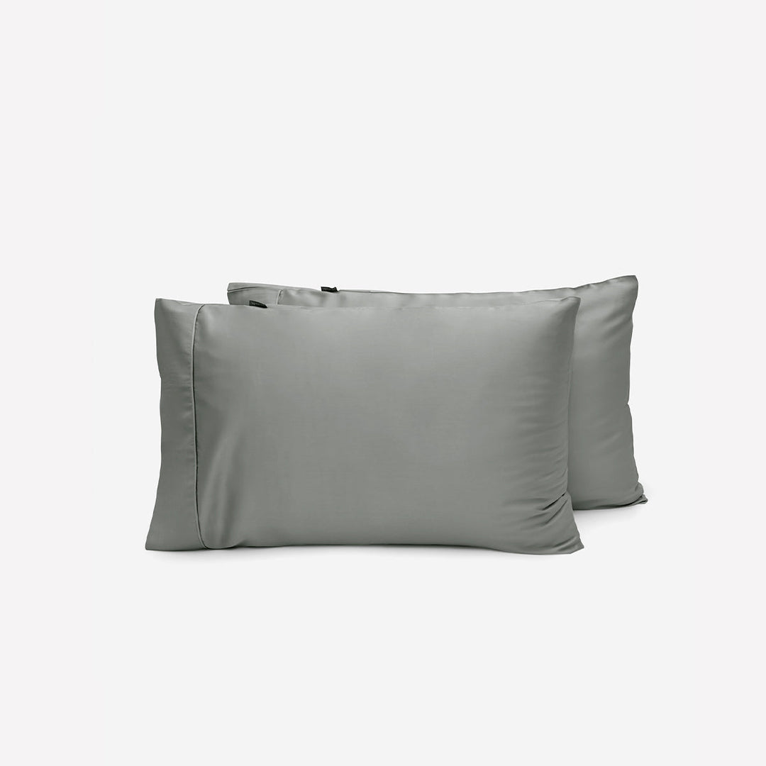 Fundas de almohada de lujo, refrescantes de satén bambú lyocell.