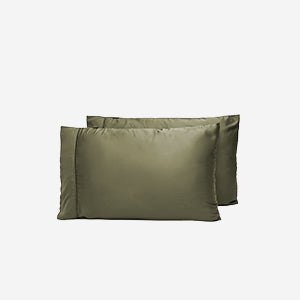Set de fundas de almohada de lujo, lyocell bambú satén fresco.