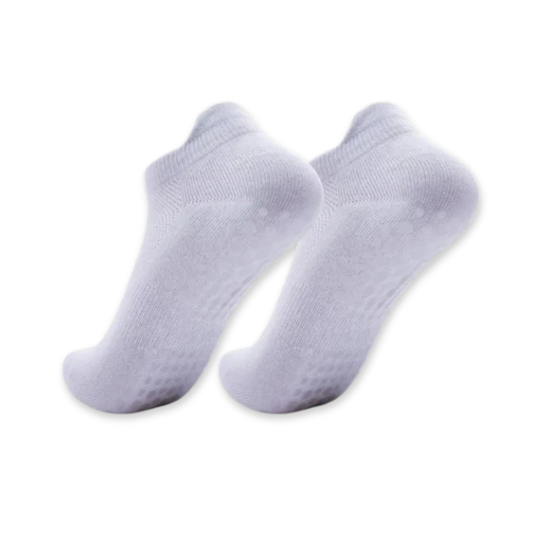 Calcetines deportivos antideslizantes para fitness y ejercicio, garantizan agarre para un mejor rendimiento y bienestar.