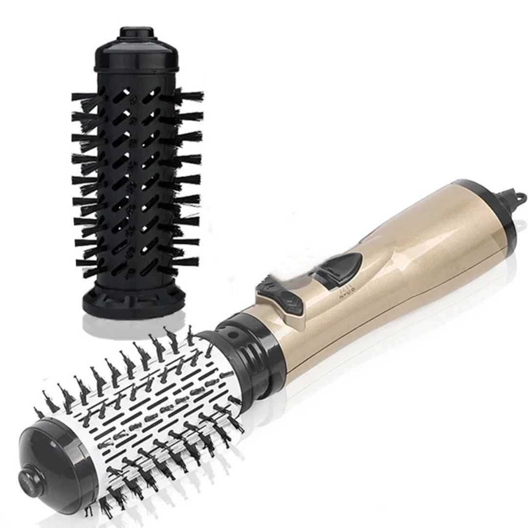 Cepillo rotatorio 3 en 1 profesional para secar, alisar y dar volumen al cabello. Ideal para estilizar.