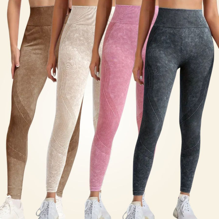 Leggings esculpidos de triple compresión para mujer, levanta glúteos y controla abdomen. Ideal para fitness.
