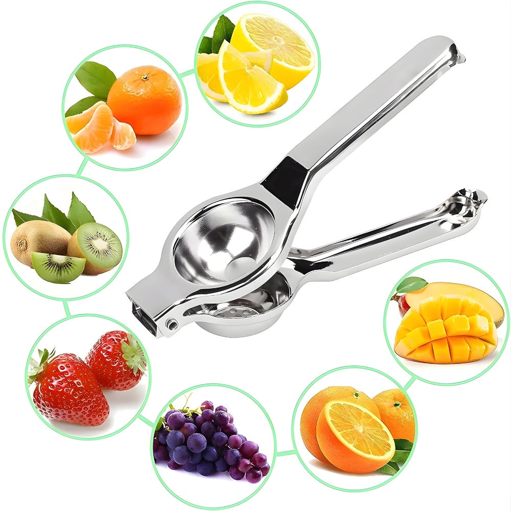 Herramienta de bar y cocina: exprimidor manual de acero inoxidable para limones y otros cítricos.