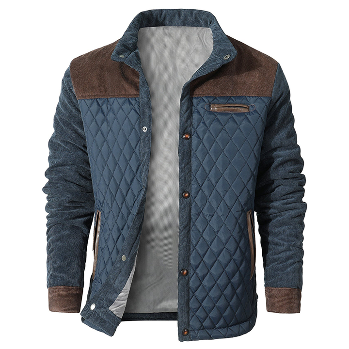 Chaqueta urbana estilo cruiser para hombre, color negro, ideal para invierno y moda juvenil.