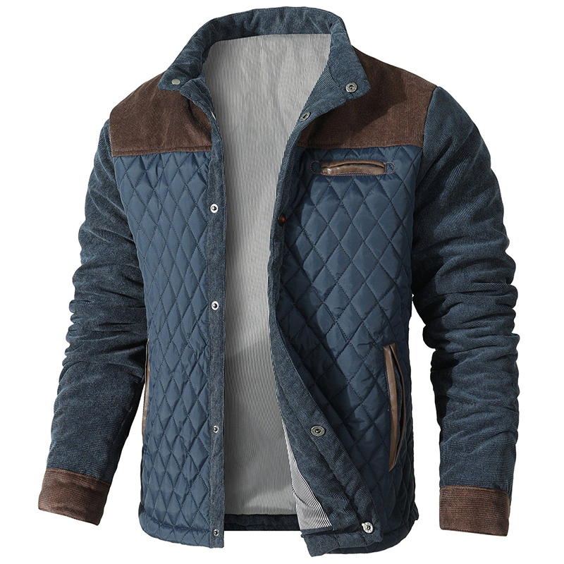 Ropa exterior urbana de hombre, chaqueta estilo cruiser, look moderno y casual para el invierno.