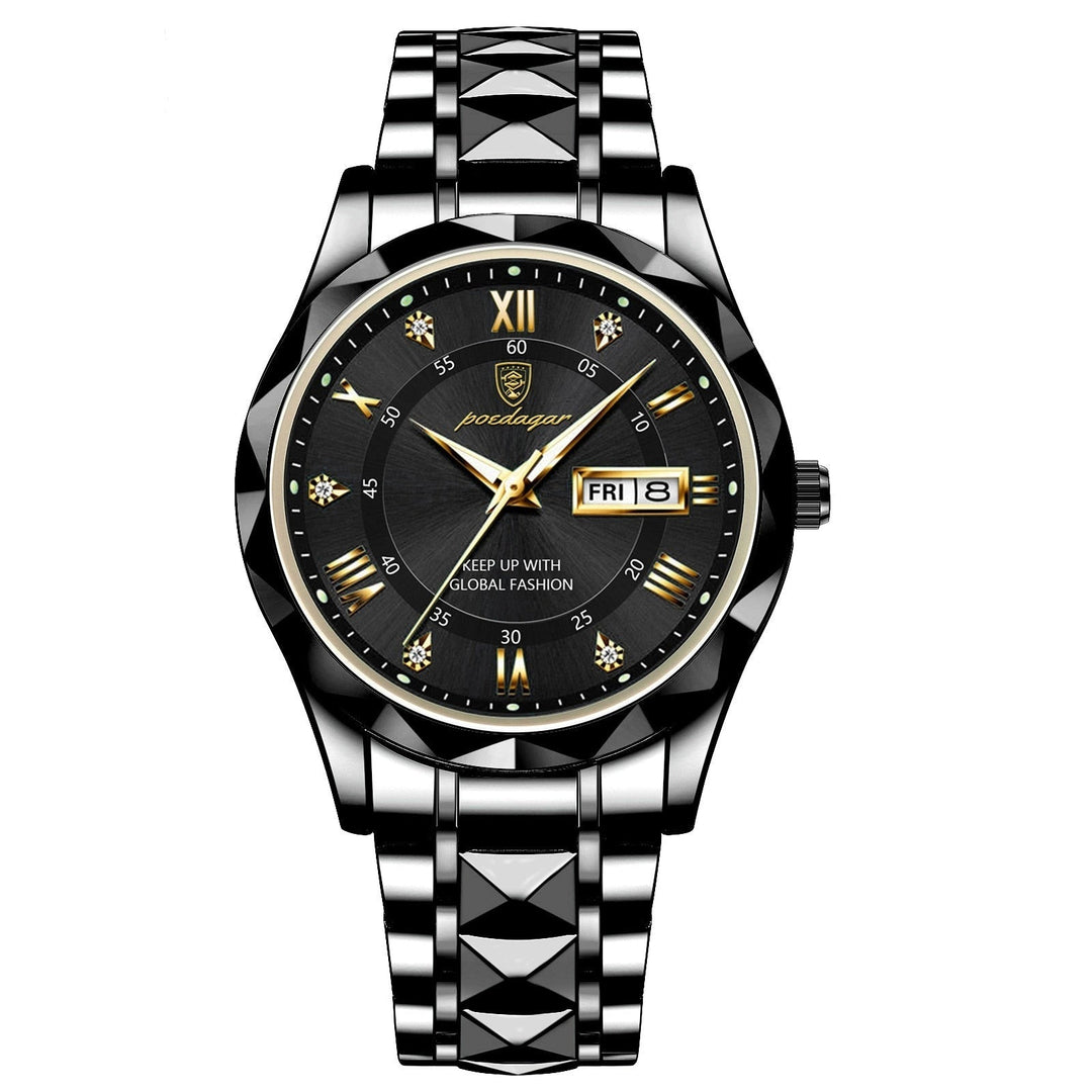 Reloj de hombre profesional con correa de acero. Un accesorio clave para cualquier atuendo.