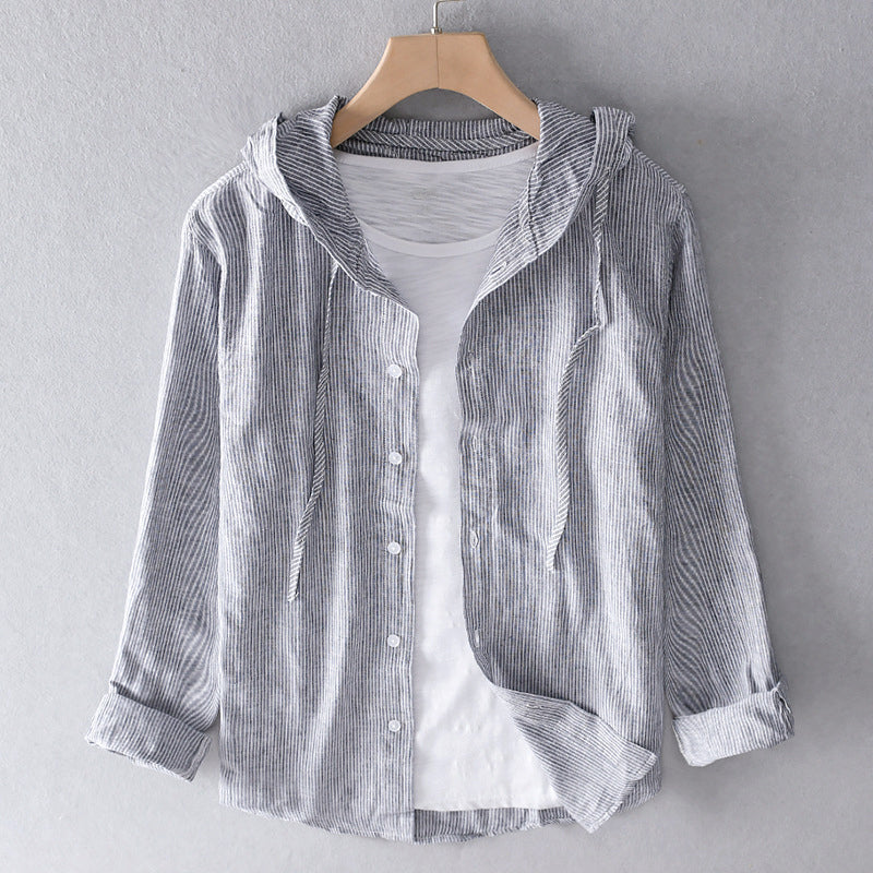 Blusa ligera de lino y algodón para mujer. Diseño fresco y cómodo, perfecto para primavera y verano.