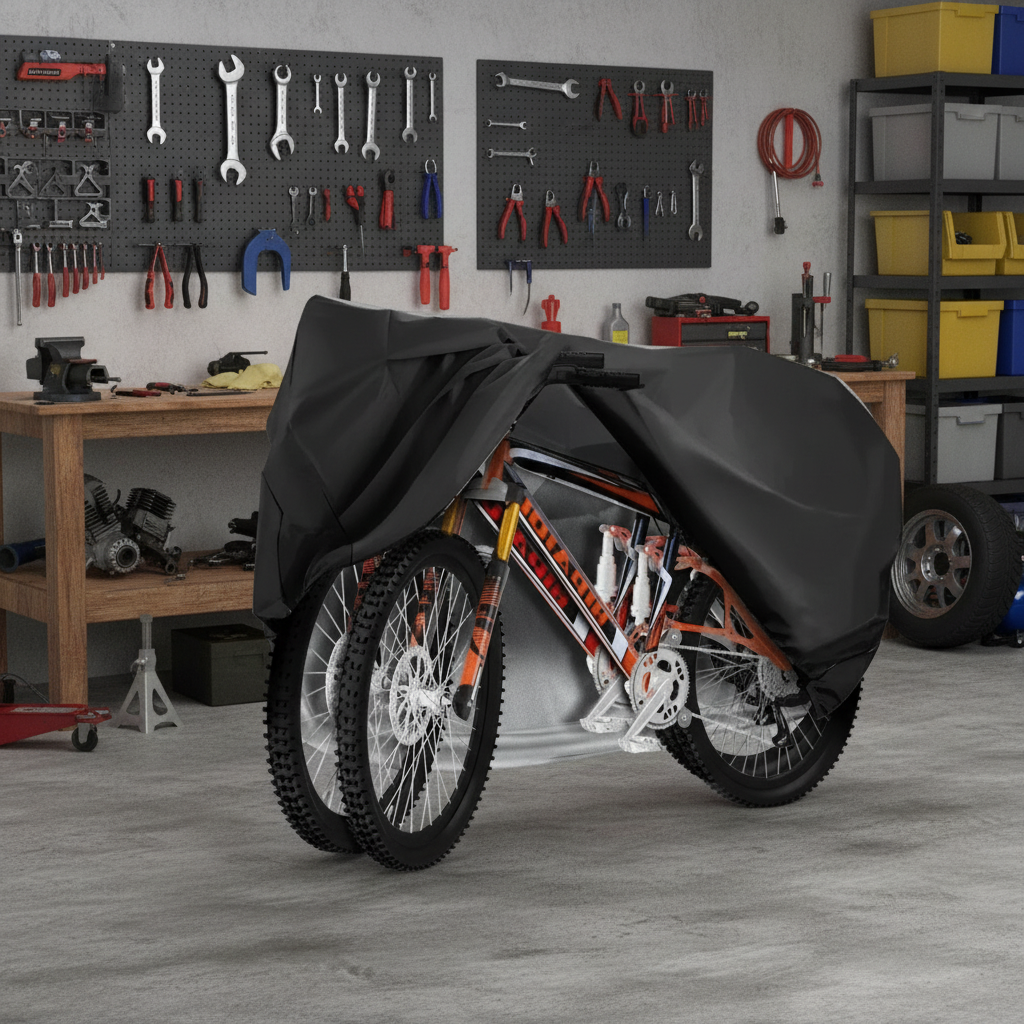 Funda para bicicleta anti viento e impermeable. Cubierta protectora para ciclismo, ideal contra elementos climáticos.