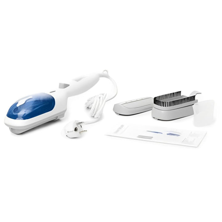 Vaporizador de mano para ropa y telas del hogar, cuida prendas delicadas sin esfuerzo.